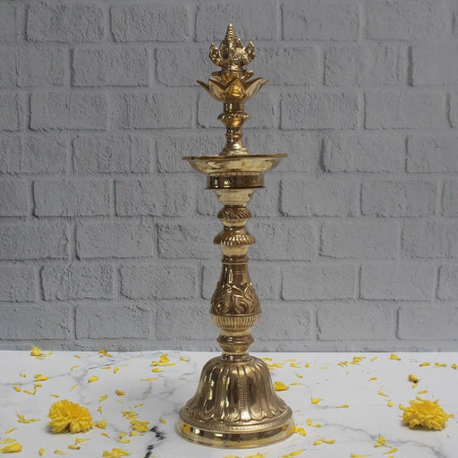 Traditional Brass Kuthu Vilakku (lamp): Ega Vilakku – Kitchen Tool