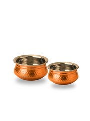 Premium Copper Handi Insulated with Stainless Steel – Serving Handi