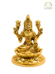 Brass Lakshmi Devi Idol for Puja – Brass Hindu Idol