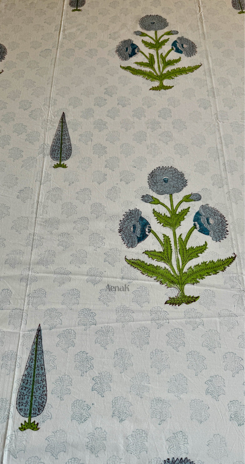 aenak-blue-dahlia-handblock-bedsheet-quilted-bedcover-combo-set