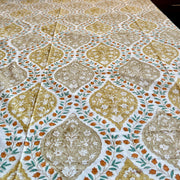 aenak-green-jaal-handblock-bedsheet-quilt-combo-set
