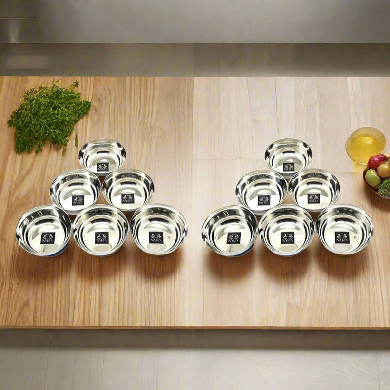 tainless Steel Heavy Gauge Bowls Set
