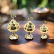 Pure Brass/Peetal Swastik Diya for Puja – Kitchen Utensil