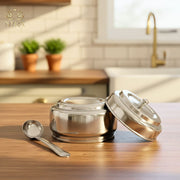 Stainless Steel Ghee Pot & Oil Container – Storage Container
