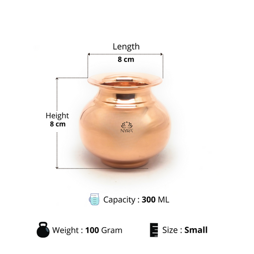 Premium Copper Lota – Kitchen Utensil