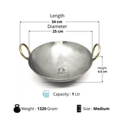 Royale Iron Kadhai/Wok with – Cooking Wok