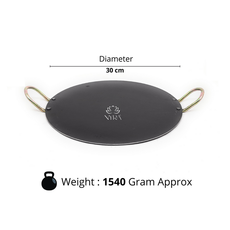 Pure Iron Tawa for Dosa/Chapati – Flat Griddle Tawa