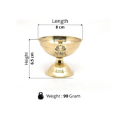 Pure Brass Mini Diya for Puja – Kitchen Utensil