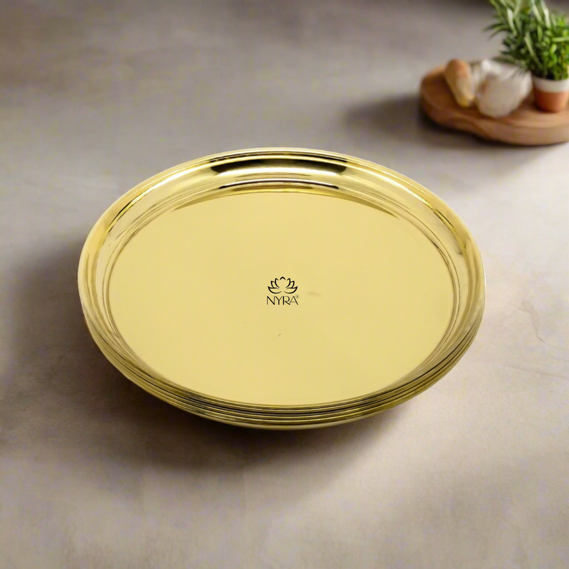 Pure Brass/Peetal Plates – Kitchen Utensil