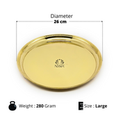 Pure Brass/Peetal Plates – Kitchen Utensil