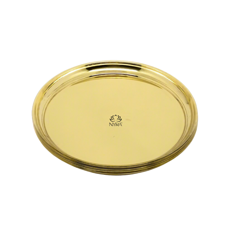 Pure Brass/Peetal Plates – Kitchen Utensil