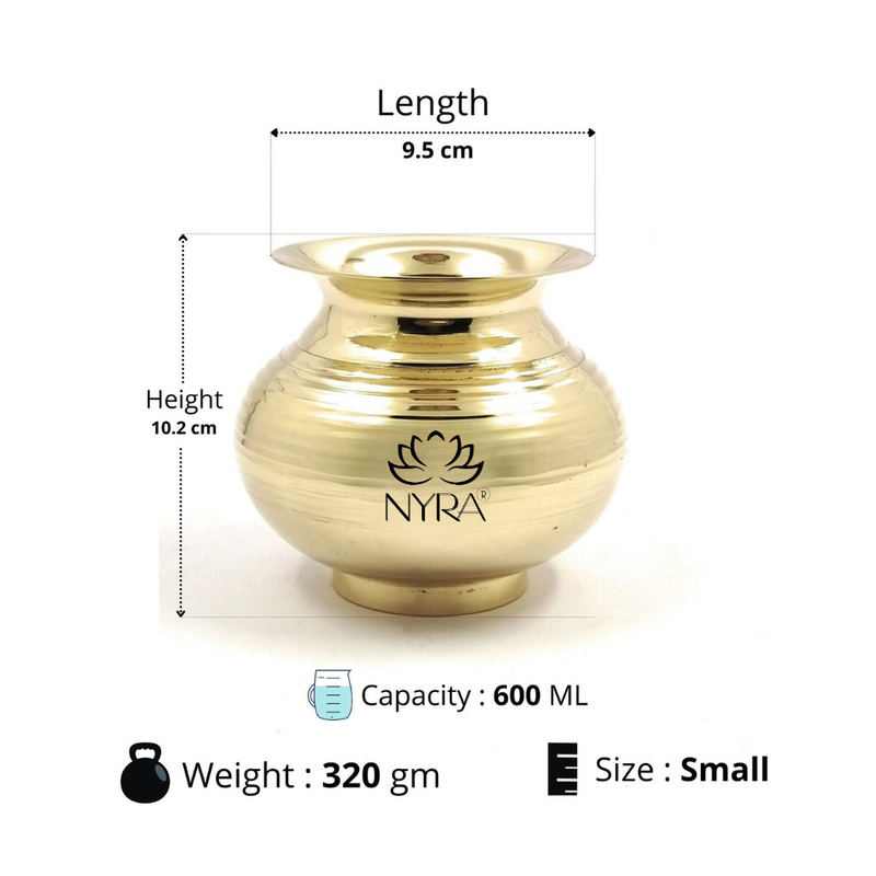 Pure Brass Kalash – Kitchen Utensil