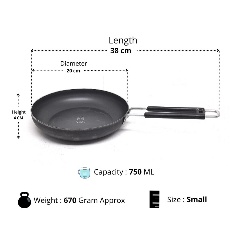 Iron Fry Pan with Handle – Frying Pan