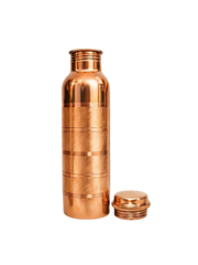 Pure Copper Water Bottle with silver touch – Copper Water Bottle