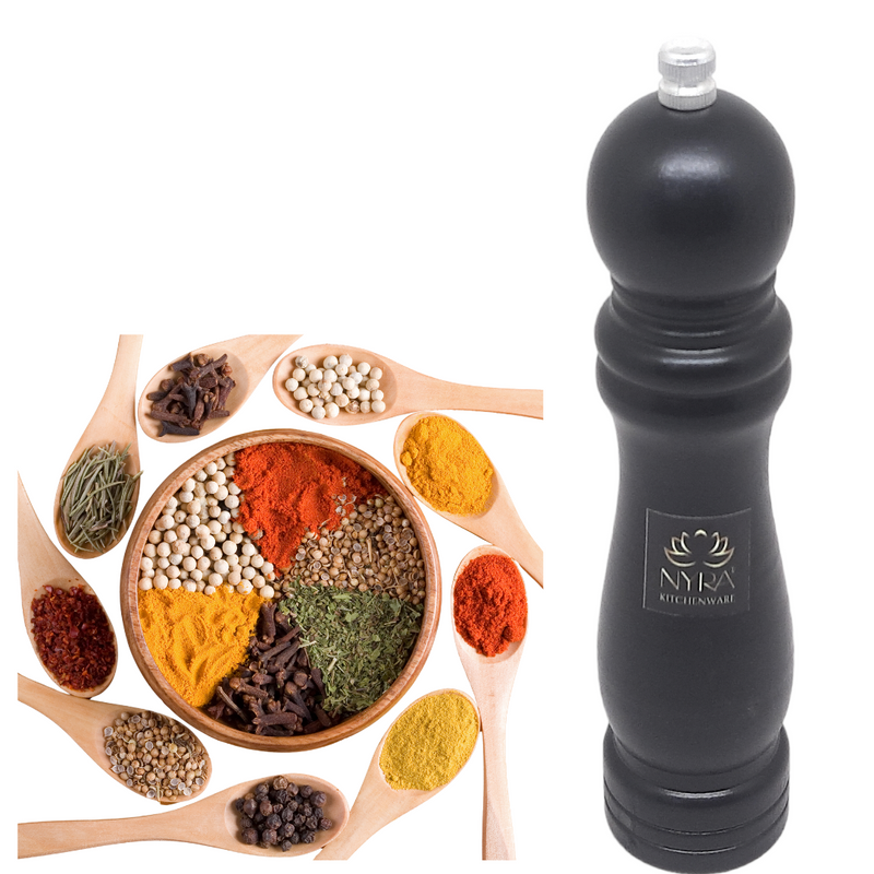 Traditional Wooden Salt & Pepper Sprinkler – Kitchen Utensil