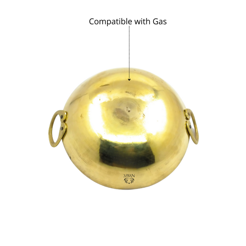 Handmade Brass Kadhai – Cooking Wok