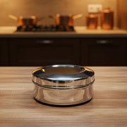 Stainless Steel Belly-shaped Dibbi/Container Set – Mini Storage Containers