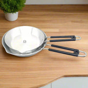 Aluminium Non-Stick Fry Pan with Dual Pour Spouts & Heat-Resistant Handle – Frying Pan