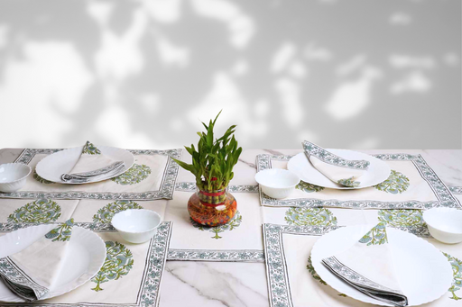 local-kala-vriksh-6-mats-and-6-napkins-and-runner-set