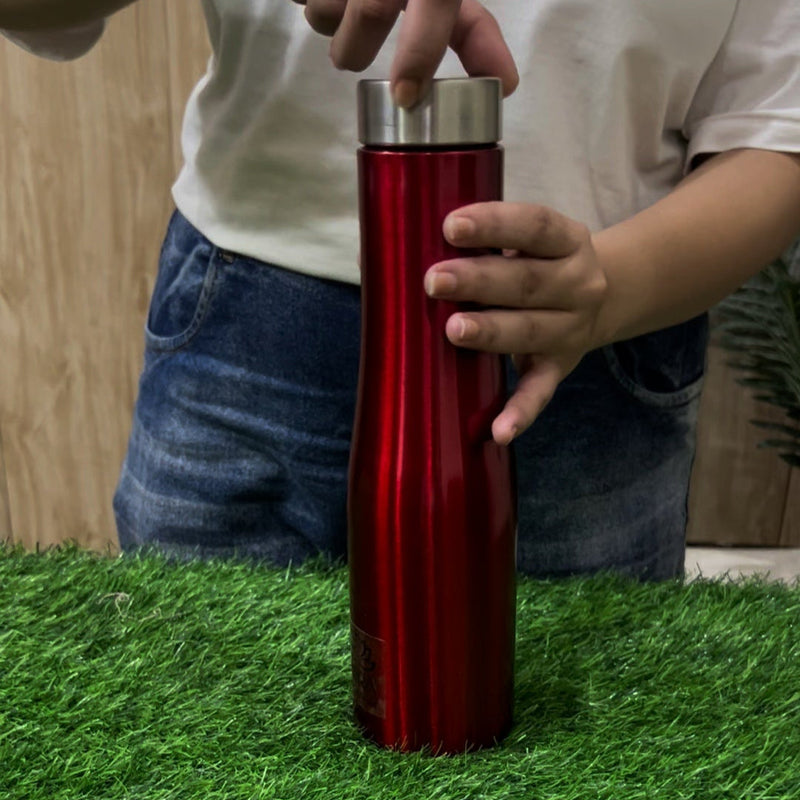 Premium Stainless Steel Pink Fridge/Refrigerator Water Bottle – Water Bottle