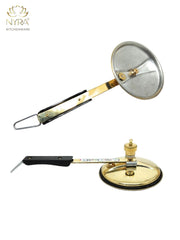 Pure Brass Cooker with Kalai/Tin Coating-Inner Lid Pressure Cooker – Kitchen Utensil