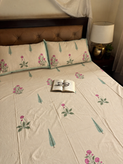 aenak-light-magenta-handblock-premium-cotton-bedsheet-set-beige-base