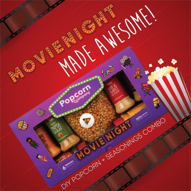 DIY Movie Night Popcorn Kit