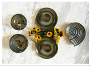 The Viridis Ceramic Dinnerware Set For 8