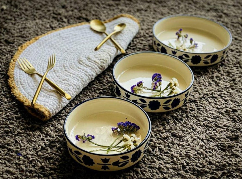 ceramic-kitchen-hand-painted-flat-bowl-set