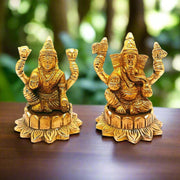 Brass Laxmi Ganesha Idol – Kitchen Utensil