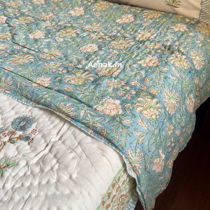 aenak-yellow-chevron-elephant-handblock-reversible-mulmul-cotton-quilt-copy