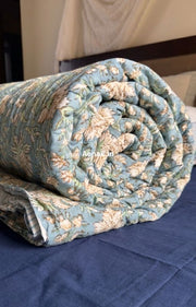 aenak-yellow-chevron-elephant-handblock-reversible-mulmul-cotton-quilt-copy
