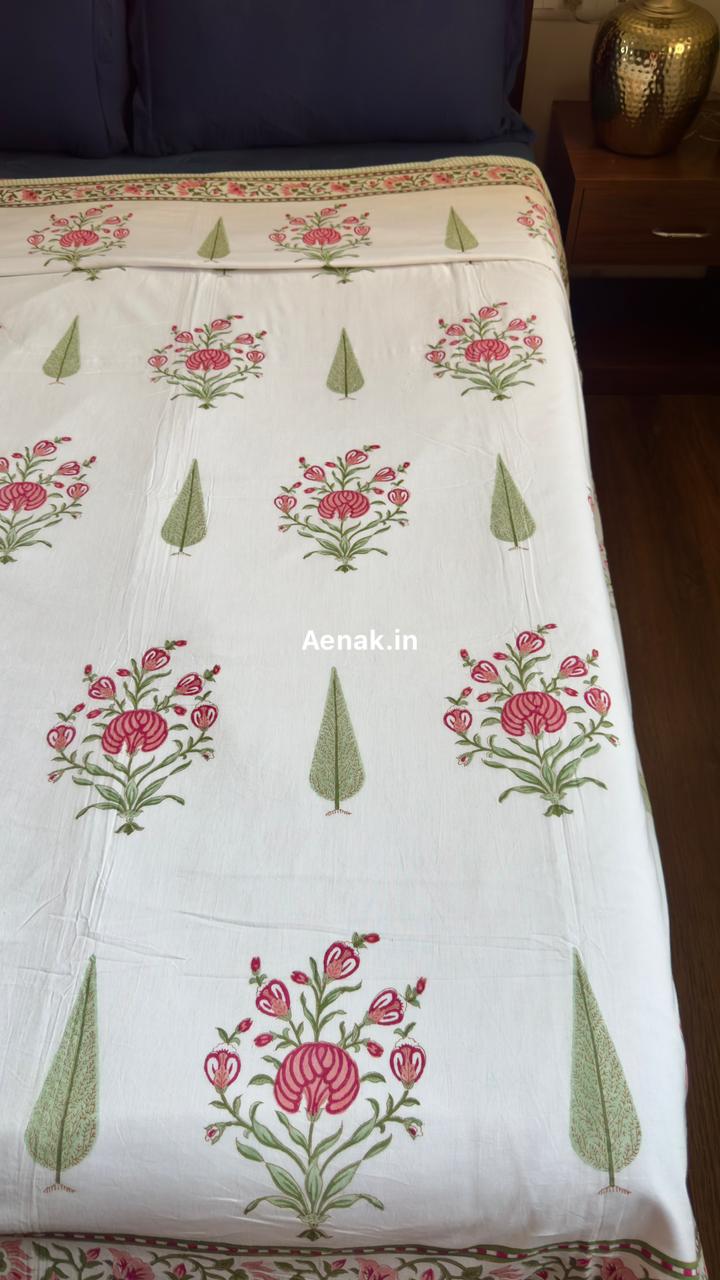 aenak-purple-rose-handblock-printed-mulmul-cotton-reversible-dohar-copy