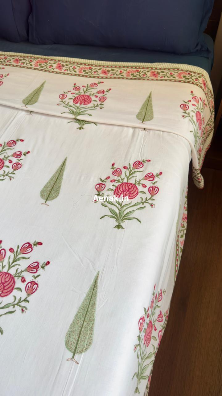 aenak-purple-rose-handblock-printed-mulmul-cotton-reversible-dohar-copy