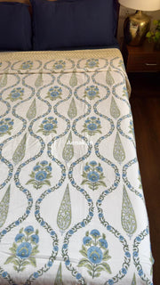 aenak-red-palm-handblock-printed-mulmul-cotton-reversible-dohar