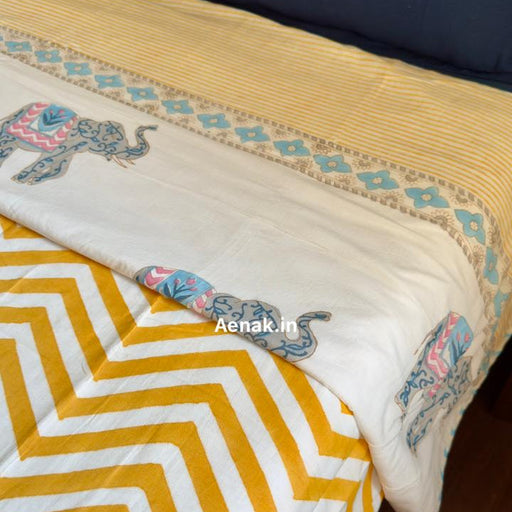 aenak-green-garden-handblock-mulmul-cotton-reversible-dohar-copy