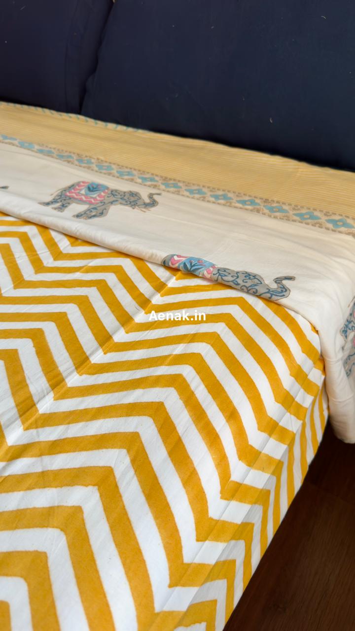 aenak-green-garden-handblock-mulmul-cotton-reversible-dohar-copy