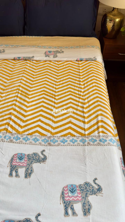 aenak-green-garden-handblock-mulmul-cotton-reversible-dohar-copy