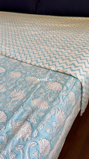 aenak-green-elephant-handblock-mulmul-cotton-reversible-dohar-copy