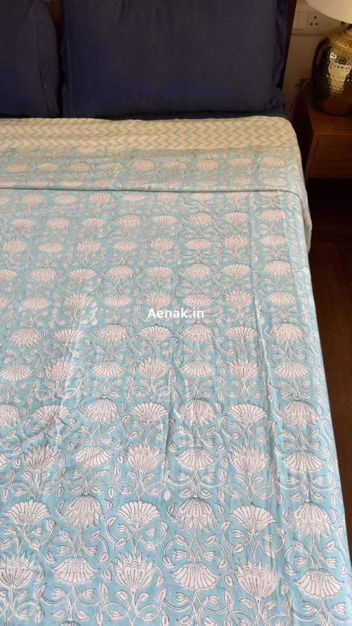 aenak-green-elephant-handblock-mulmul-cotton-reversible-dohar-copy