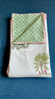aenak-red-lotus-jaal-handblock-printed-mulmul-cotton-reversible-dohar