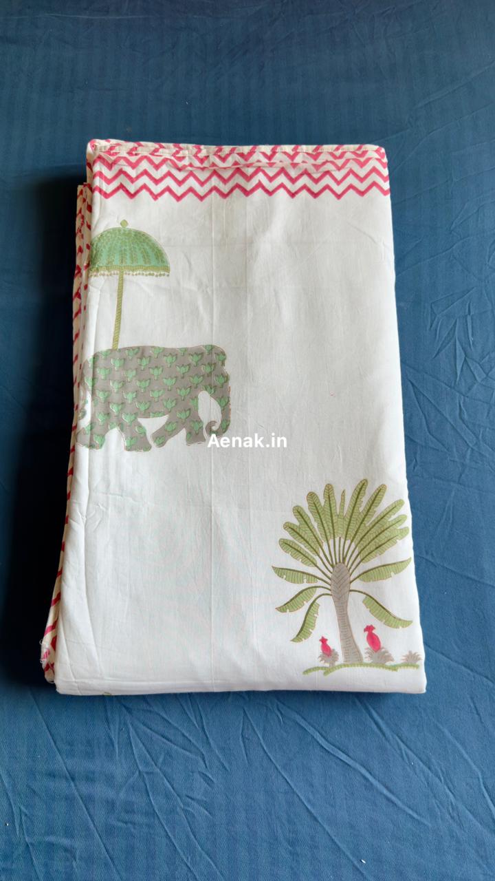 aenak-red-lotus-jaal-handblock-printed-mulmul-cotton-reversible-dohar