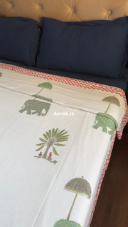 aenak-red-lotus-jaal-handblock-printed-mulmul-cotton-reversible-dohar