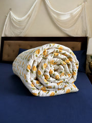 aenak-yellow-dahlia-handblock-reversible-mulmul-cotton-quilt