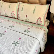 aenak-light-purple-floral-handblock-reversible-quilted-bedcover-set