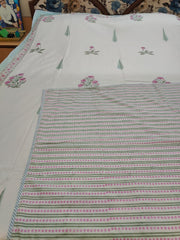 aenak-light-magenta-floral-handblock-bedsheet-dohar-combo-set