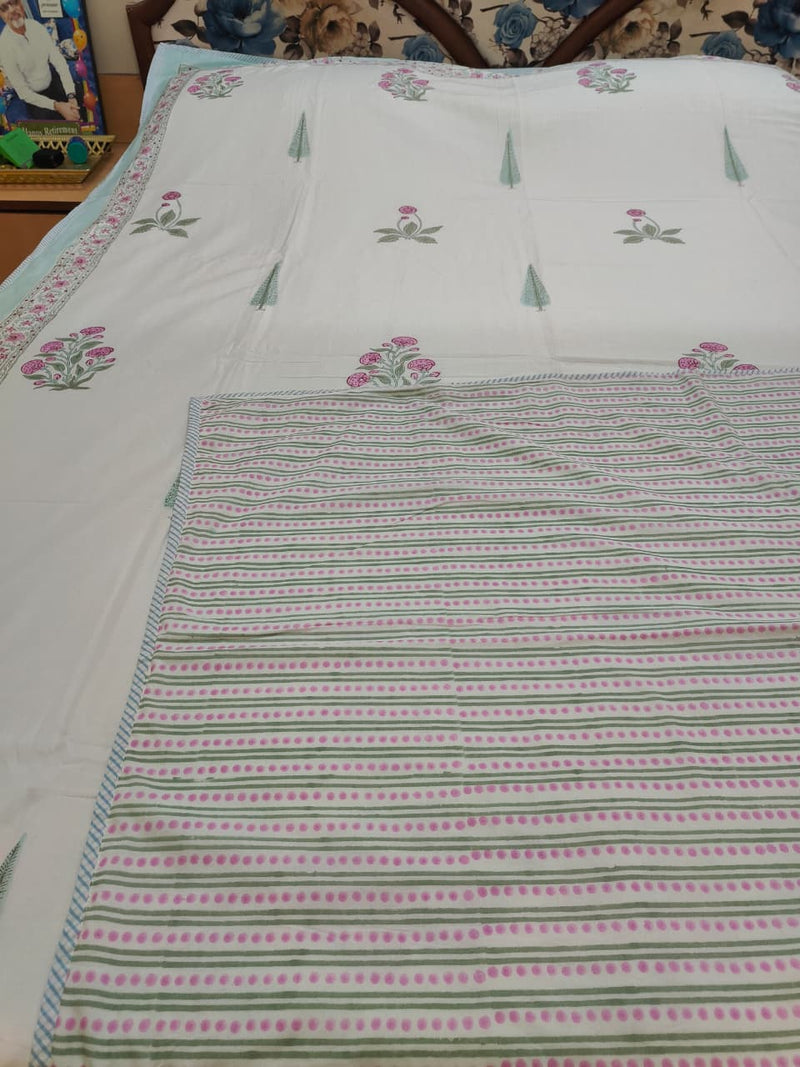aenak-light-magenta-floral-handblock-bedsheet-dohar-combo-set
