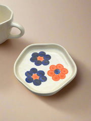 Nurture India Orange Bubble Cup Saucer