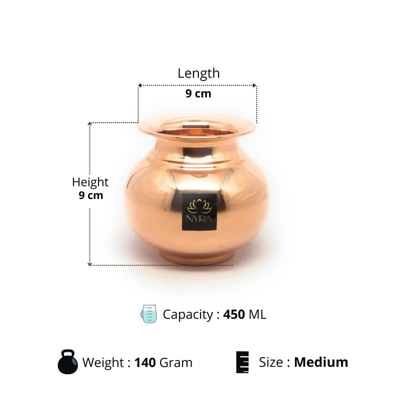 Premium Copper Lota – Kitchen Utensil