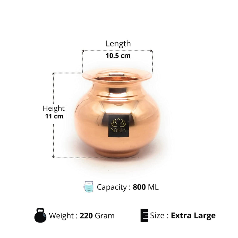 Premium Copper Lota – Kitchen Utensil